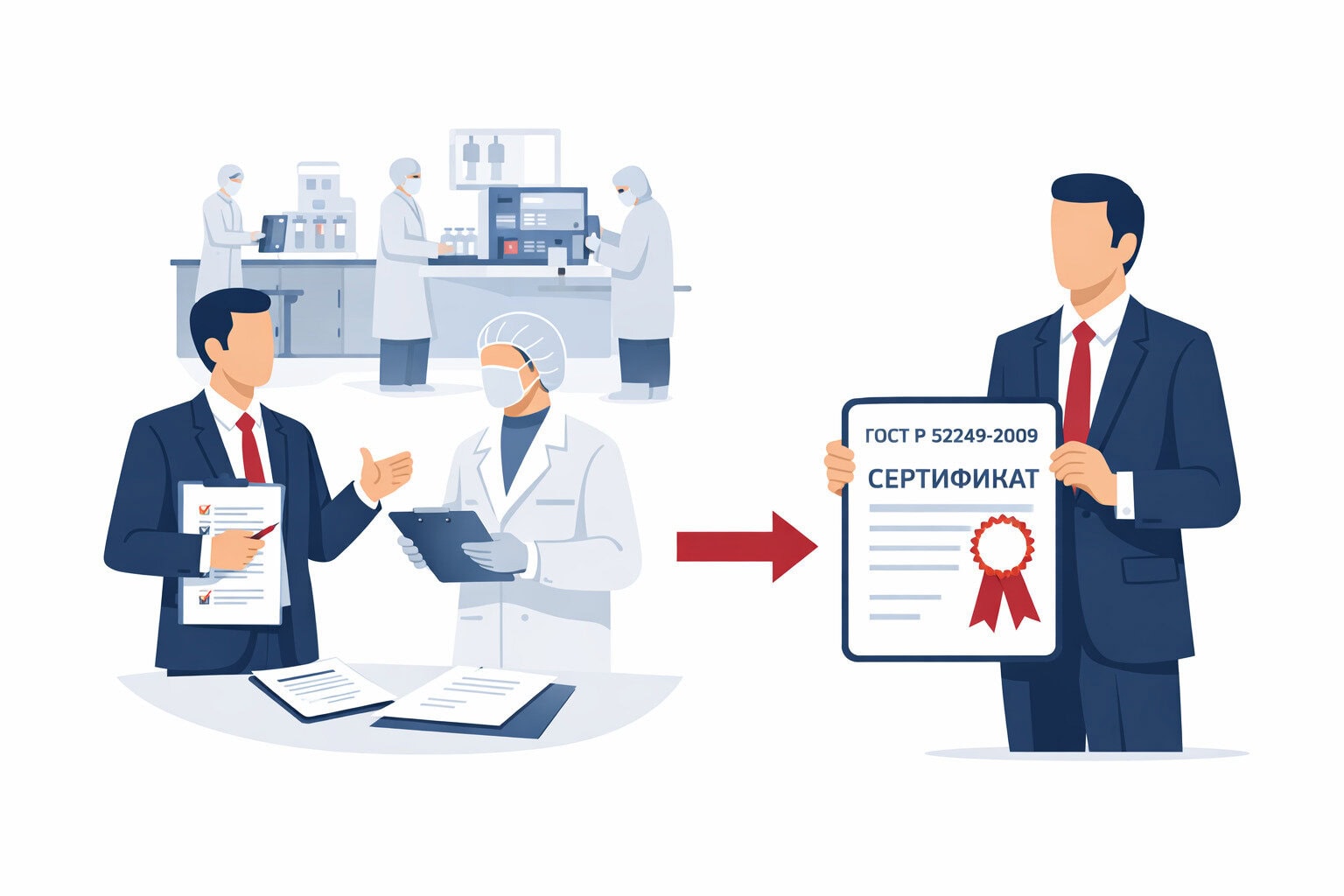 Процедура сертификации ГОСТ Р 52249-2009 в Анадыре